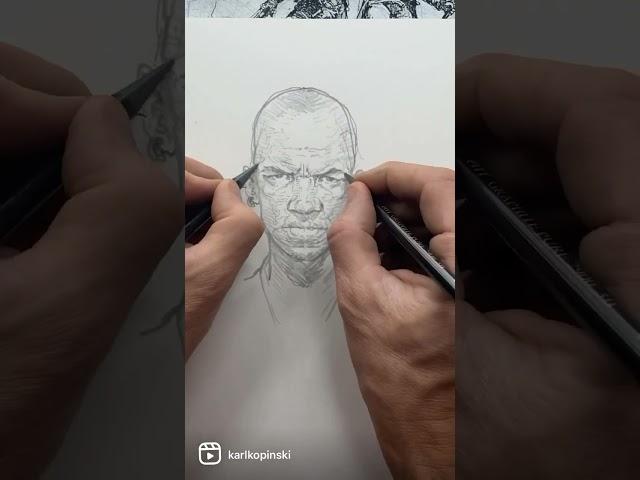 Karl Kopinski in Action  #artist #drawing #sketch #illustration