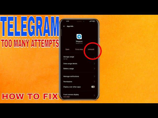  How To Fix Too Many Attempts On Telegram 