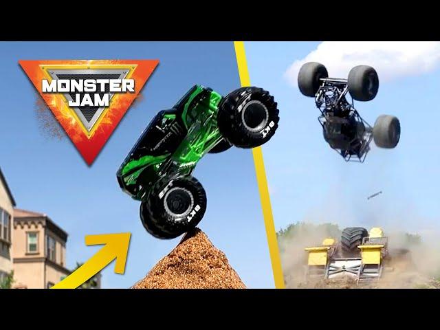 Setting WORLD RECORDS!  Monster Jam Compilation #1 | Action Toy Videos for Kids