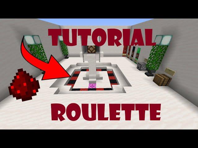 Tutorial: Redstone-Roulette - Gezeigt und gebaut | Redstone leicht gemacht | Tutorial Deutsch