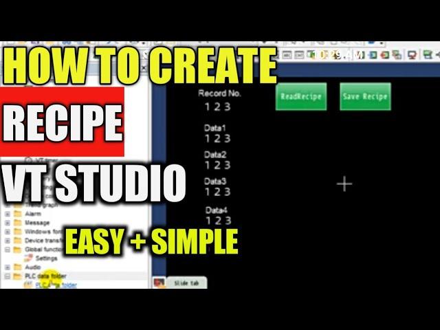 VT studio recipe tutorial for beginners| Automation Paradise