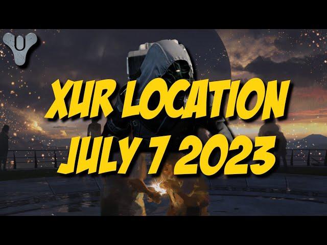 Destiny 2 Season of the Deep - Xur 22.0 Location - July 7 2023