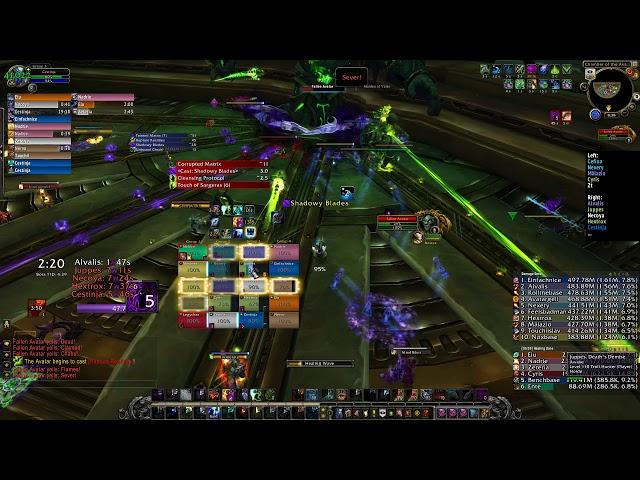 Awake vs Fallen Avatar Mythic Resto Shaman PoV