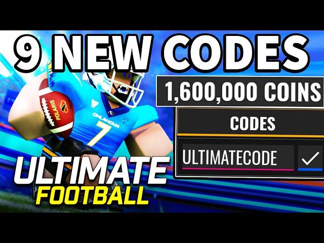 *NEW* WORKING ALL CODES FOR Ultimate Football IN 2024 OCTOBER! ROBLOX Ultimate Football CODES