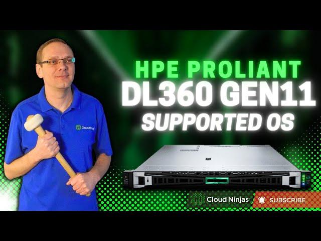 HPE ProLiant DL360 Gen11 Windows Server Operating System Overview | Windows Server 2022 Install