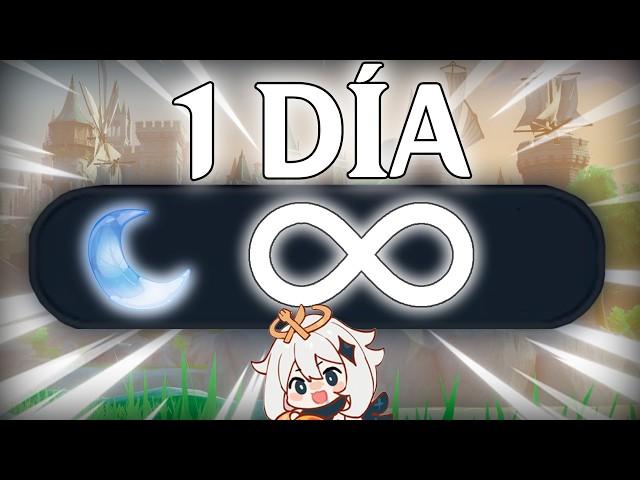 ¿Qué pasaría si la resina de genshin fuera INFINITA POR UN DÍA?