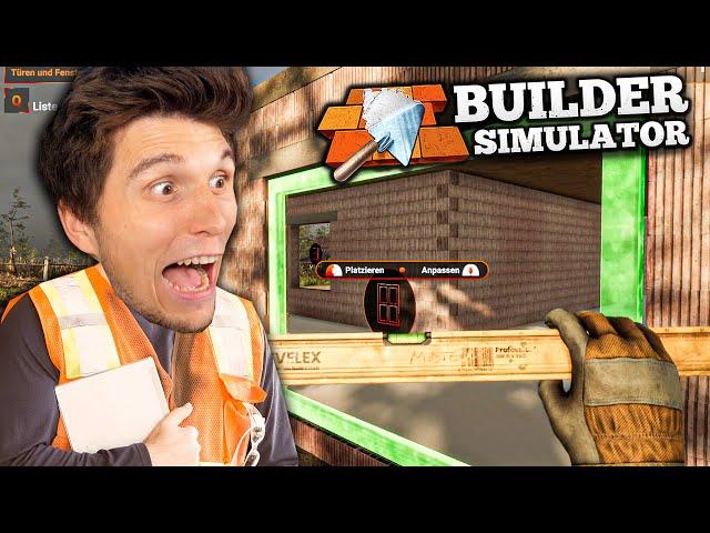 So baut man ein HAUS in nur 12 Minuten! | Builder Simulator