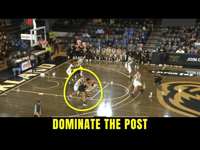 Dominate down low with this simple basketball offense