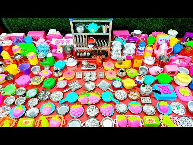 8 Minutes Satisfying with Unboxing Disney Kitchen Set | Playset Doll House Plastic Toy Cooking Game