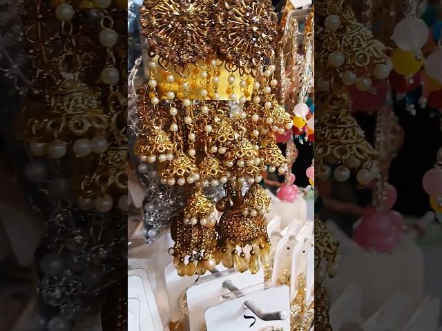party tire collection beautiful jhumakas @earrings @yt short #tilak nagar @delhi#