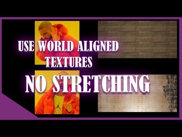 UNREAL ENGINE 5 Texture Mastery: World Aligned Textures Tutorial