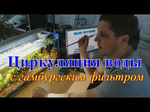 Циркуляция воды с гамбургским фильтром