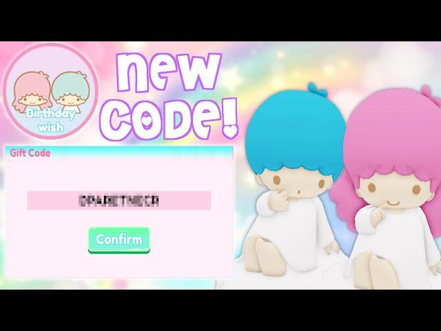 Little Twin Stars Birthday Wish & Code! | Roblox My Hello Kitty Cafe Update | Riivv3r