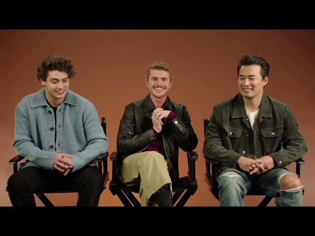 Antonio Cipriano, Jake Austin Walker and Jordan Rodrigues On National Treasure