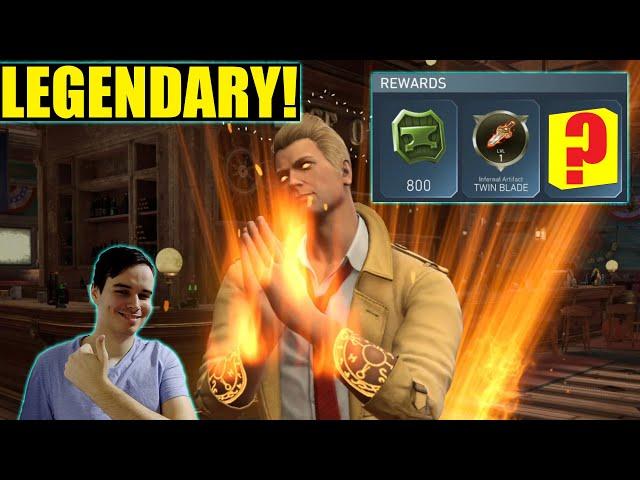 Heroic 7 Boss Constantine Gives Me Legendary Reward Injustice 2 Mobile