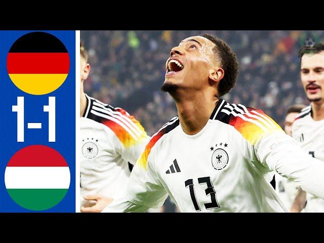 Germany vs Hungary 1-1 - All Goals & Highlights - Nations League 2024