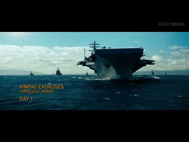 American Navy Rimpac Exercise.Battleship