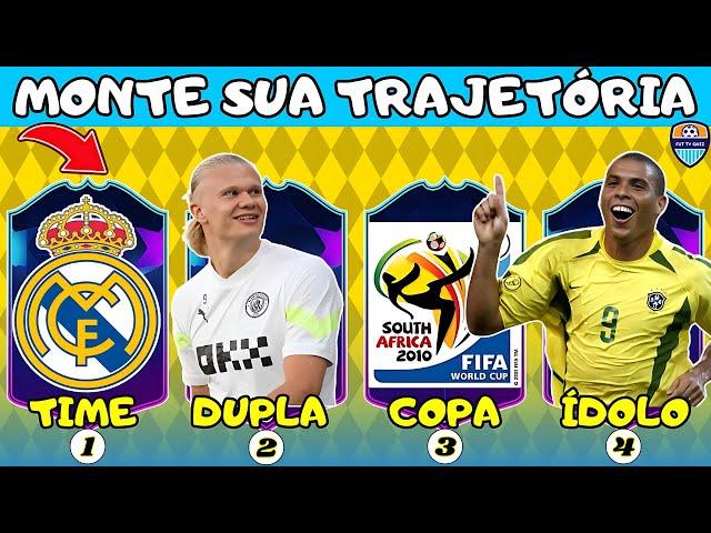 MONTE SUA CARREIRA ESCOLHENDO AS CARTINHAS quiz de futebol - fut tv quiz #modocarreira