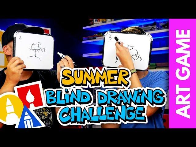 ART GAME: Summer Blind Drawing Challenge!