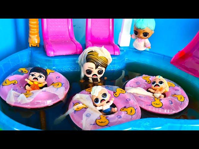 GET OUT QUICKLY! THE WATER IS POISONED! Kids LOL SURPRISE in kindergarten dolls CARTOONS DARINELKA