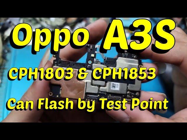 Oppo A3S CPH1803 and CPH1853 So Logo Only No Recovery can Flash By Unlock Tools 