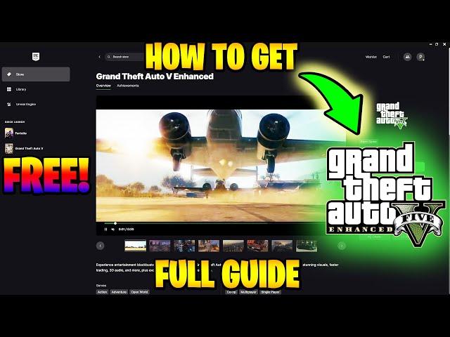 *EASY* How To Download GTA 5 Enhanced Version On The Epic Games Store For FREE