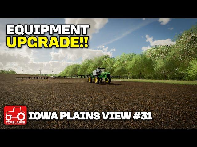 UPGRADING MORE EQUIPMENT!! Iowa Plains View Farming Simulator 22 Timelapse (FS22) Ep 31