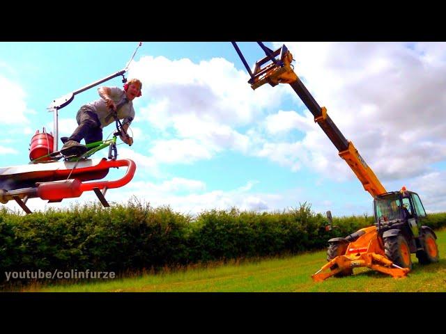 PulseJet, BMX, Rope, Crane = ColinFurze Jet-Swing