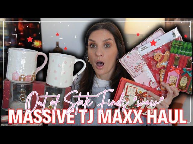 *BIG* TJ MAXX HAUL from Denver & Dallas | CRAZY GOOD FINDS I had to buy LUGGAGE to bring it back!