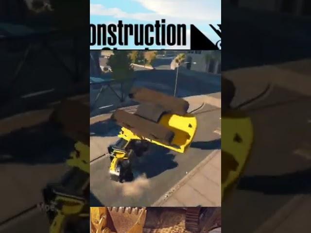 Construction Simulator Fail #constructionsimulator #construction #heavyequipment #funnygaming #sim