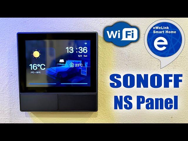 MIRACLE Wifi switch SONOFF NS Panel with MONITOR and THERMOSTAT