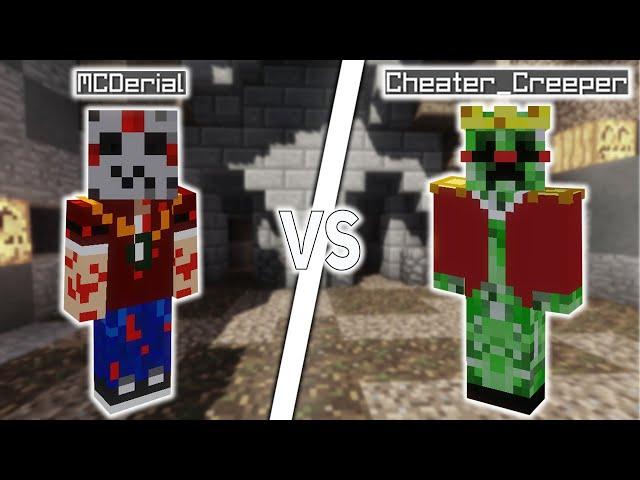 ЧЬЯ ЭКСПА СИЛЬНЕЕ ???? MC DERIAL VS CHEATER_CREEPER #MBars.ru