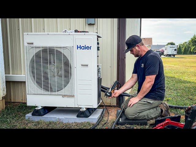 FINALLY installing HVAC in my SHOP!!