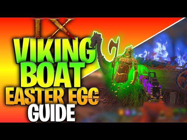 IX VIKING BOAT EASTER EGG GUIDE! (Black Ops 4 Zombies IX Viking Easter Egg)