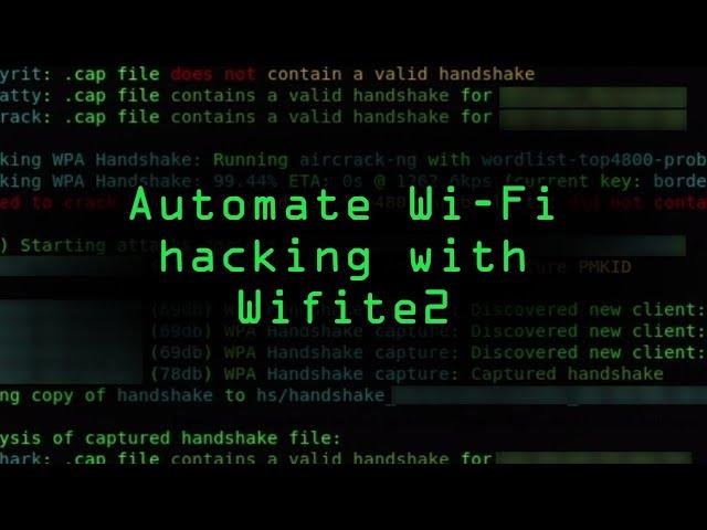 Automate Wi-Fi Hacking with Wifite2 in Kali Linux [Tutorial]