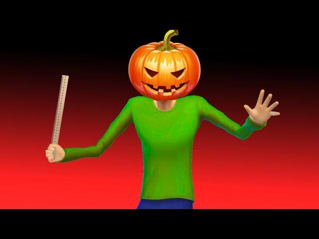 WHY BALDI LOVES HALLOWEEN horror story CARTOONS