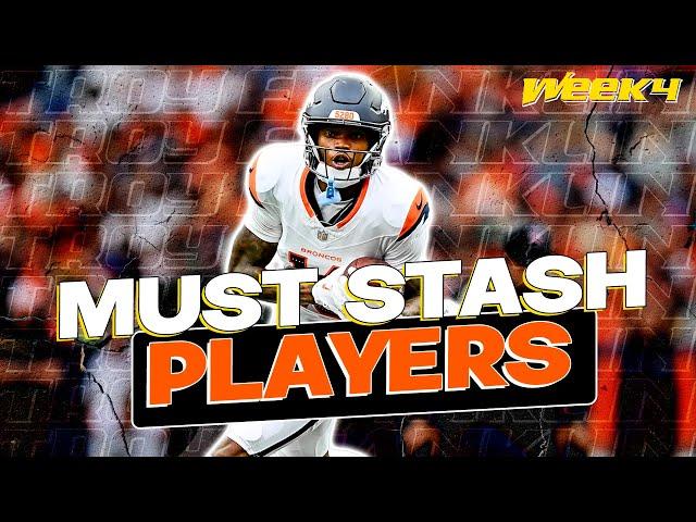 10+ MUST STASH Players with SECRET UPSIDE in Fantasy Football