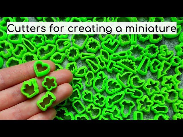 Exclusive cutters for creating miniatures. Own production.