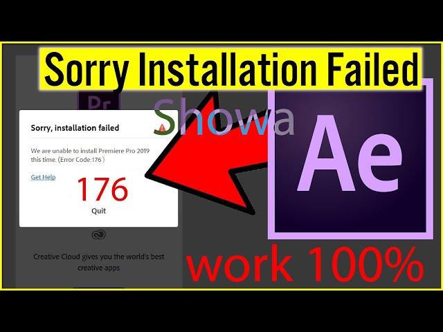 How to fix Error 176 on adobe programs