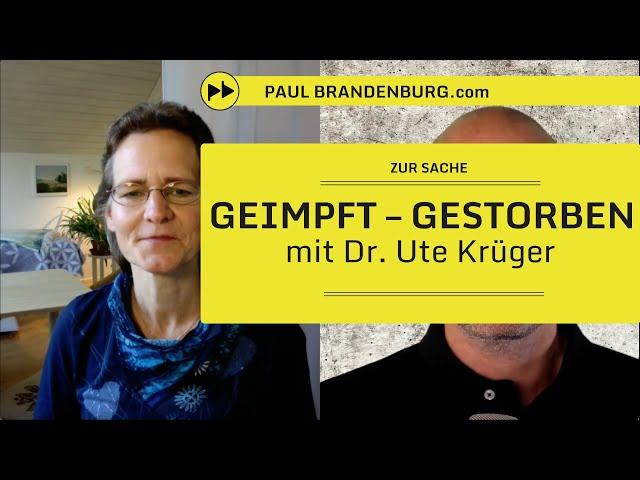 "Geimpft – gestorben" mit Dr. Ute Krüger (Teil 1 von 2)