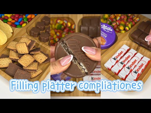 5 Filing platter with sweets compliations | Recent platters | asmr