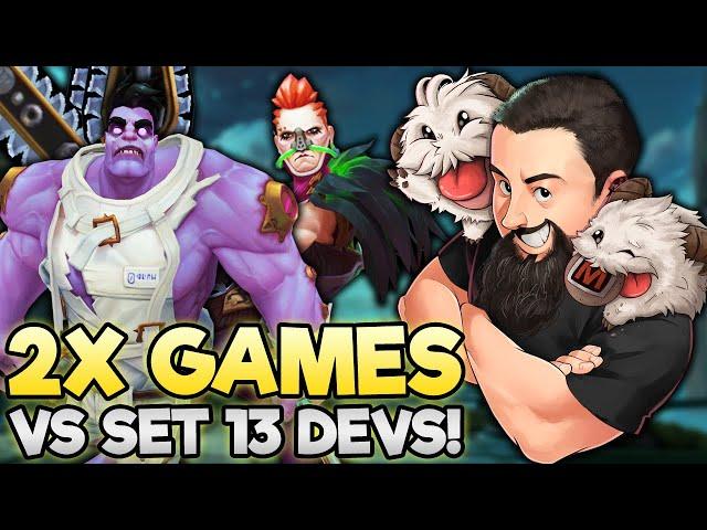 Games with Set 13 Devs ft. Shawn, Milo, Winston, and Ryan! | TFT Into the Arcane | Teamfight Tactics