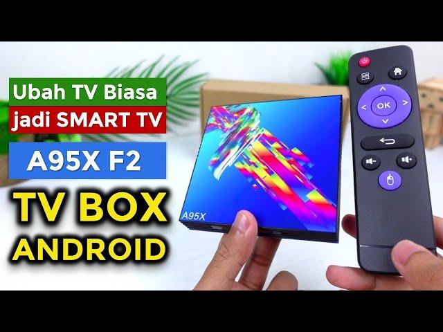 Ubah TV biasa jadi Smart TV Android - TV BOX Android A95X F2 RAM 4GB ROM 64GB 128GB