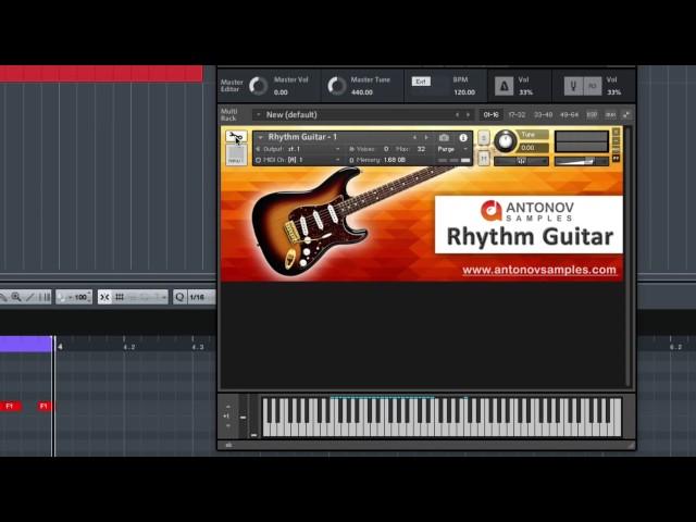 Antonov Samples -Rhythm Guitar