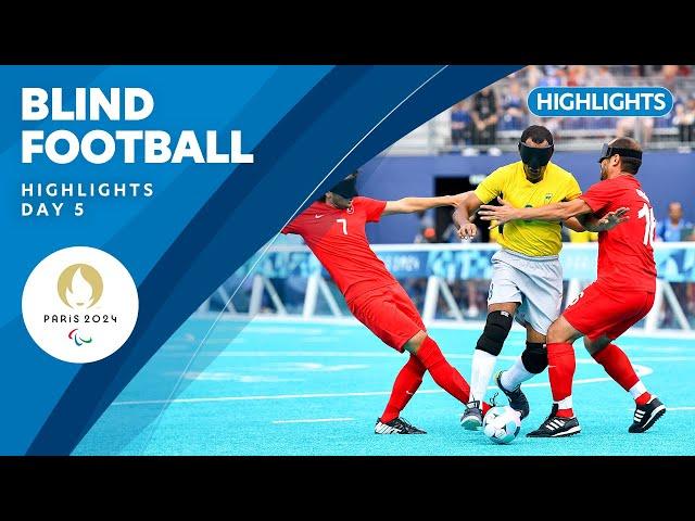 ️ Blind Football Highlights | Day 5 | Paris 2024 Paralympic Games