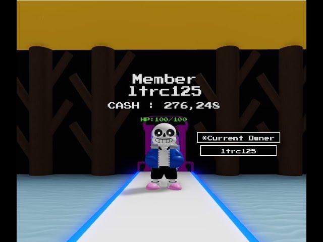 Undertale Sans, secrets + tycoon complete | Sans AU tycoon!