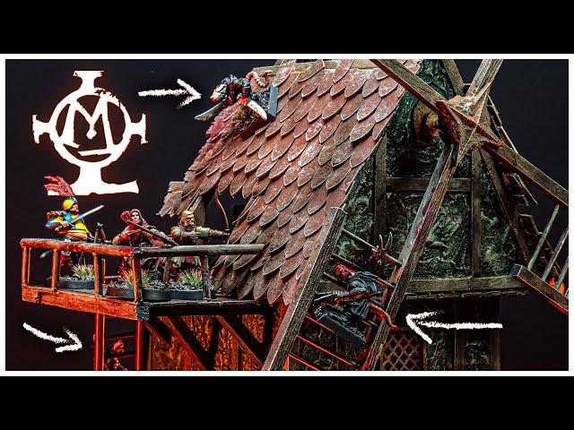 Old World Mordheim Terrain Masterpiece: Build a Fully Playable Ruined Windmill