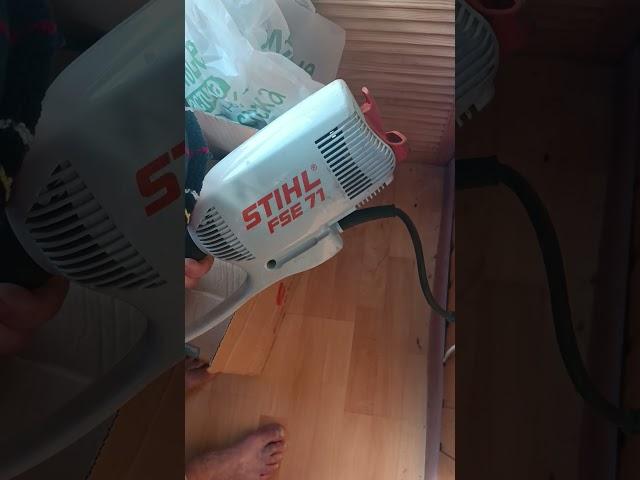 Stihl fse 71 продажа очередного двигателя, крутит нормально, не воняет, не искрит, как сварка.