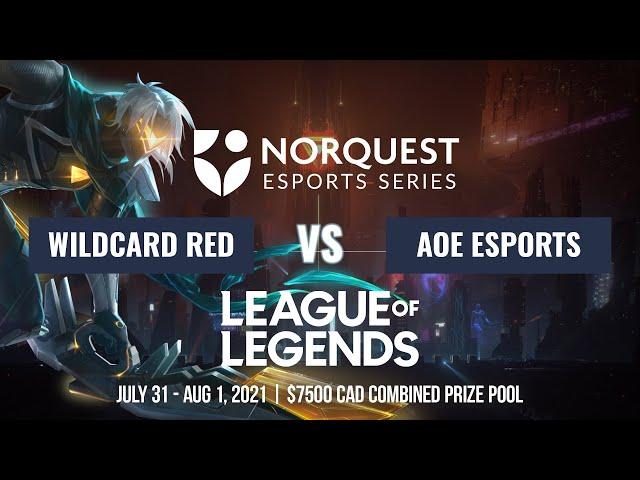 WC RED vs. AOE ESPORTS - Day 1 Swiss - $5000 NorQuest Series ft. League of Legends