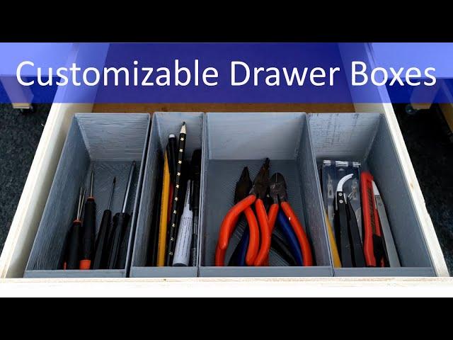 Customizable Drawer Boxes